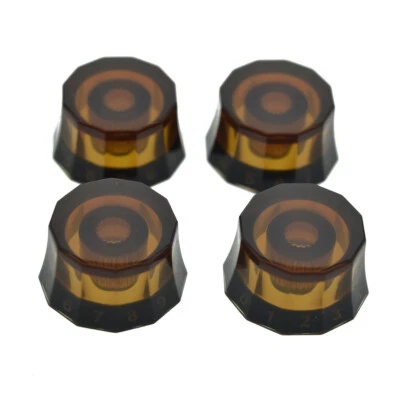 4 pezzi manopole per chitarra stile paralume manopole controllo velocità per PRS/LP/SG/Les Paul - Immagine 1 di 2