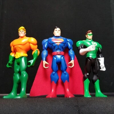 2012 Mattel Justice League Action Figure Lot Target Exclusives Superman Aquaman - Image 1 of 4