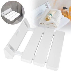 Duschsitz Klappbar Wandmontage Duschklappsitz Duschhocker Duschstuhl Senioren - Bild 1 von 12
