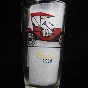 VTG Hazel Atlas 5" Tumbler Hudson Stutz Car Glass 1950'S Gas Station Premium - Picture 1 of 2