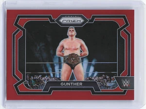 2024 Panini Prizm WWE Gunther Red Prizm #37/299 - Picture 1 of 2