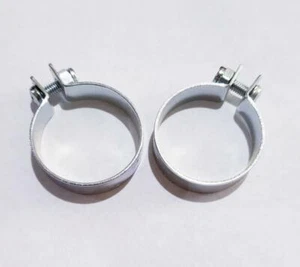 70-4207 HEAT SHIELD CLIP CLAMP SET TRIUMPH PRE UNIT 650 TR6C T120C - Imagen 1 de 1