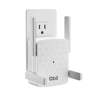 DBIT AC1200 WiFi Range Extender 2.4GHz & 5GHz Dual Band Wireless Signal Booster - Image 1 of 4