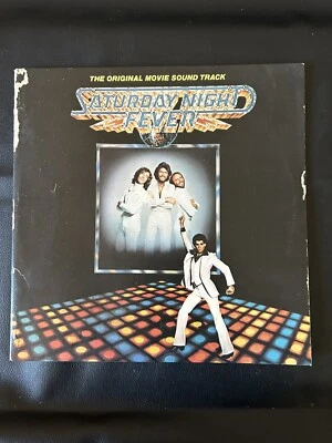 SATURDAY NIGHT FEVER - BeeGees - LP w INNERS 1977 RSO RS24001 Vinyl LA Pressing - Image 1 of 4