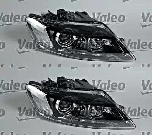 Headlights Pair Bi-Xenon DRL Fits AUDI Q7 4L 2006-2009 - Imagem 1 de 1