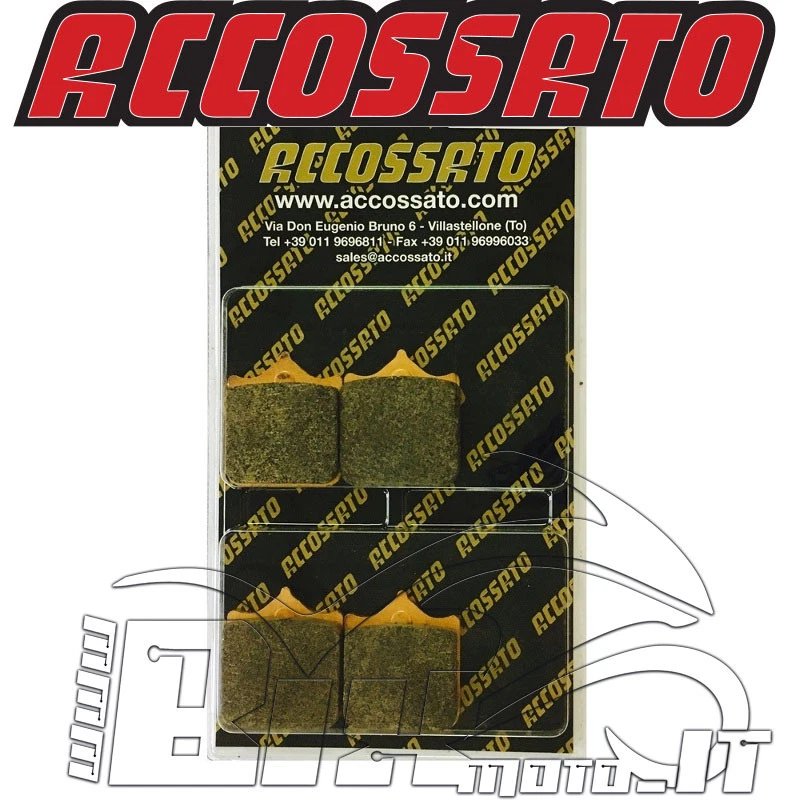 PASTIGLIE FRENO MESCOLA ORGANICA ACCOSSATO DUCATI 998 MONSTER S4RS AGPA112OR Foto 1 de 1