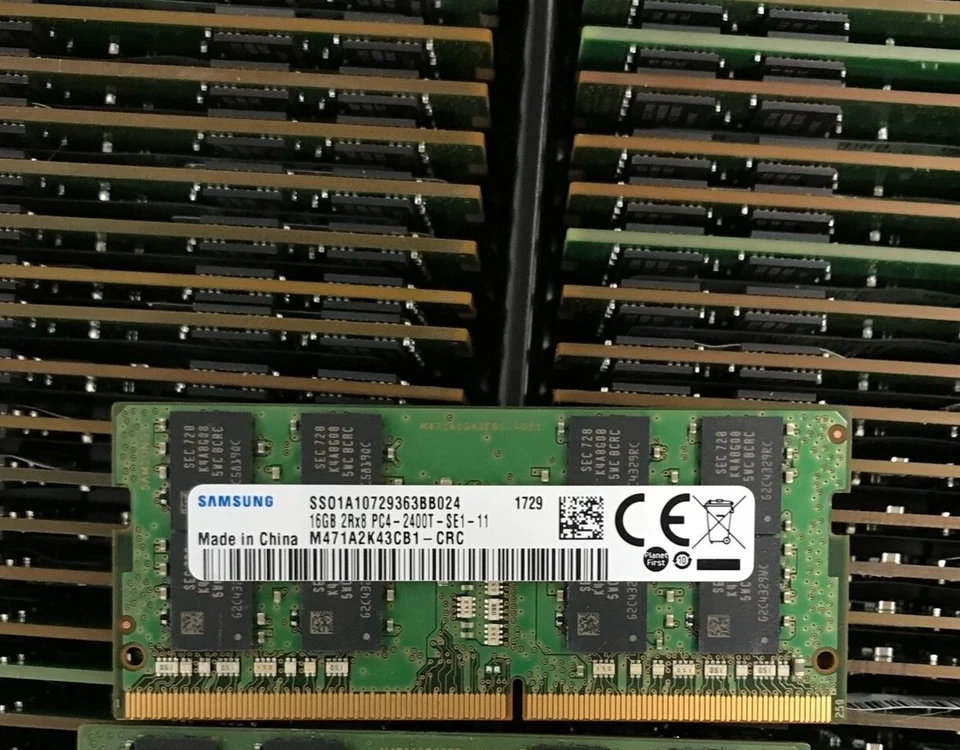 Samsung 16GB DDR4 2400 Laptop SODIMM RAM  2Rx8 PC4-19200 for DELL HP Lenovo Acer - Image 1 of 1