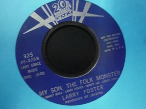 Larry Foster -My son the folk monster/Christmas message 45 20th Century 325 - Picture 1 of 2