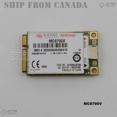 Sierra Wireless AirPrime MC8790V PCIe 3G WWAN 7.2Mbps 5.76Mbps HSUPA+GPS - image 1 of 2