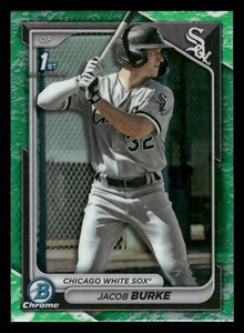 2024 Bowman JACOB BURKE Lunar Glow Refractor #BCP-116 - Picture 1 of 2