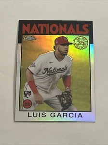 2021 Topps Chrome Luis Garcia 1986 35th Anniversary #86BC-19 Rookie Card - Picture 1 of 2