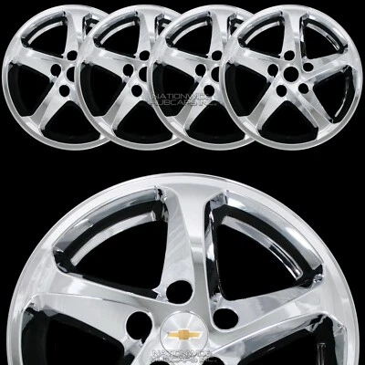 Tapacubos tapacubos 4 para Chevrolet Malibu LS 2016-2018 cromados 16" Foto 1 de 4
