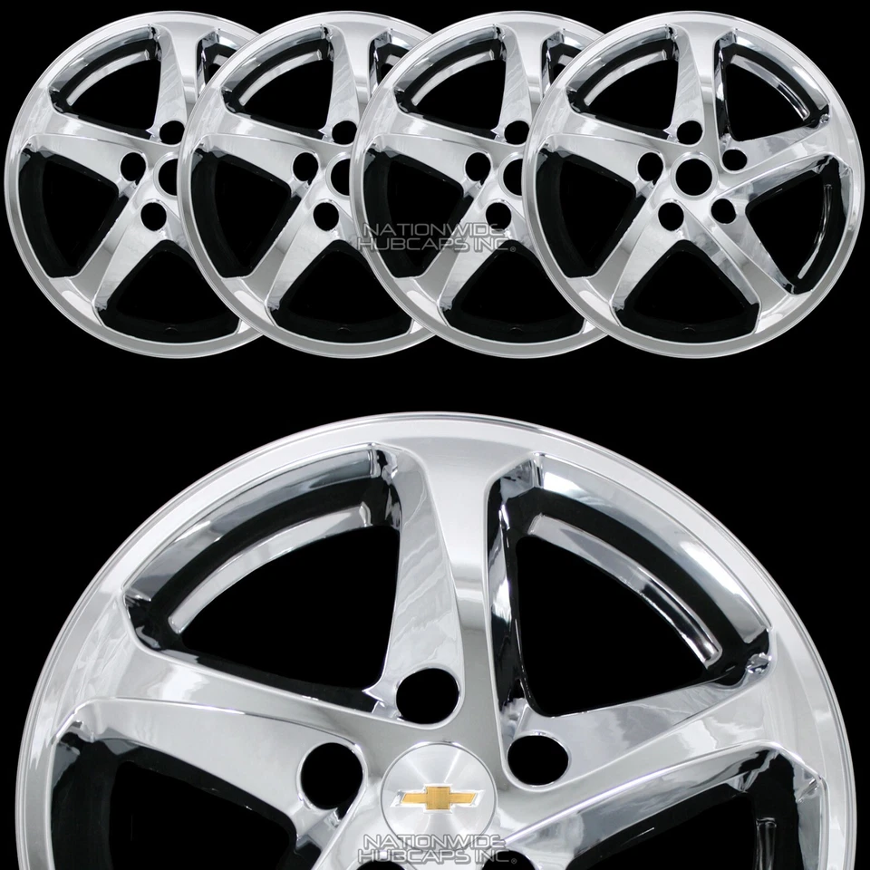 Tapacubos tapacubos 4 para Chevrolet Malibu LS 2016-2018 cromados 16" Foto 1 de 4