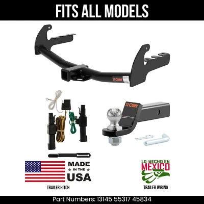 适用于 87 - 94 道奇 Dakota 拖车挂 4 针线 178 英寸球适合所有 Curt 5K 2 — 第 1/4 张图片