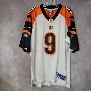 VTG Reebok Authentic NFL Cincinnati Bengals Carson Palmer 9 Jersey Mens XL Sewn - Picture 1 of 7