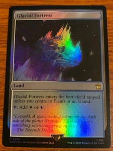 2023 MTG Wizards of the Coast Doctor Who Foil #0285 Glacial Fortress - Picture 1 of 2