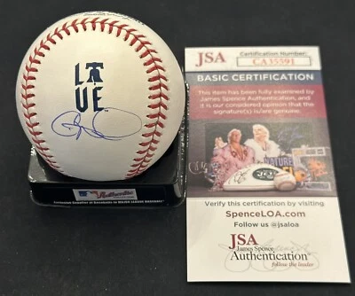 Cole Hamels Signed Phillies City Connect Baseball Autographed Auto ~ JSA COA - Image 1 of 2