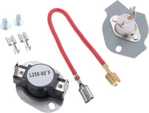 Thermal Fuse & Thermostat Kit for Amana NED4655EW1 NED4600YQ0 NED4500VQ0 NEW - Picture 1 of 3