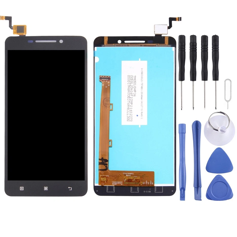 OEM LCD Screen for Lenovo A5000 with Digitizer Full Assembly (Black) - Image 1 of 4