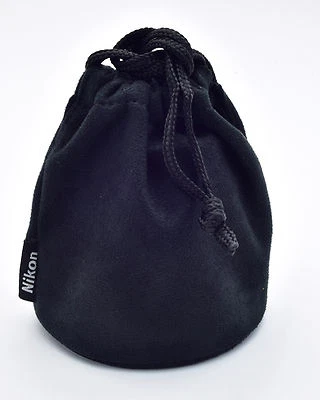 Genuine Nikon CL-1013 Black Soft Lens Case Pouch 50mm f1.4G 50mm f1.8G - Image 1 of 3