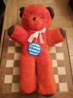 Vintage Betoy Products Ltd of Oxford Dark Orange Soft Plush Toy Teddy Bear + Tag