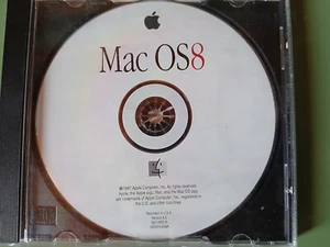 Apple Mac OS 8 OS8 CD Disc (Macintosh, 1997) Version 8.0 691-1600-A - Picture 1 of 6