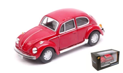 MODELLINO AUTO STATICO CARARAMA VW MAGGIOLINO BEETLE 1302S ROSSO SCALA 1:43 - Immagine 1 di 4