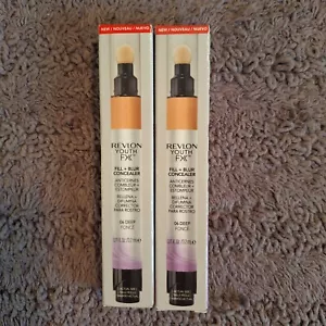 2 Pack REVLON Age Defying Youth FX Fill & Blur Concealer 06 Deep Fonce - Picture 1 of 10
