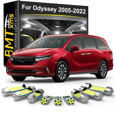 Interior LED Lights Bulbs License plate Cold White For 2005-2022 Honda Odyssey - Image 1 of 4