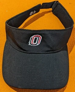 New Adidas University Nebraska Omaha Black Visor Hat - Picture 1 of 5