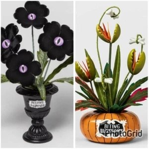 Lot Of 2 2020 Target Hyde And Eek Boutique Plants Halloween Posies Bloosoms - Picture 1 of 1