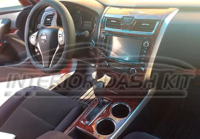 JUEGO DE MOLDURAS DE TABLERO DE MADERA INTERIOR PARA NISSAN ALTIMA S S SL 2016 2017 CUPÉ SEDÁN Foto 1 de 1