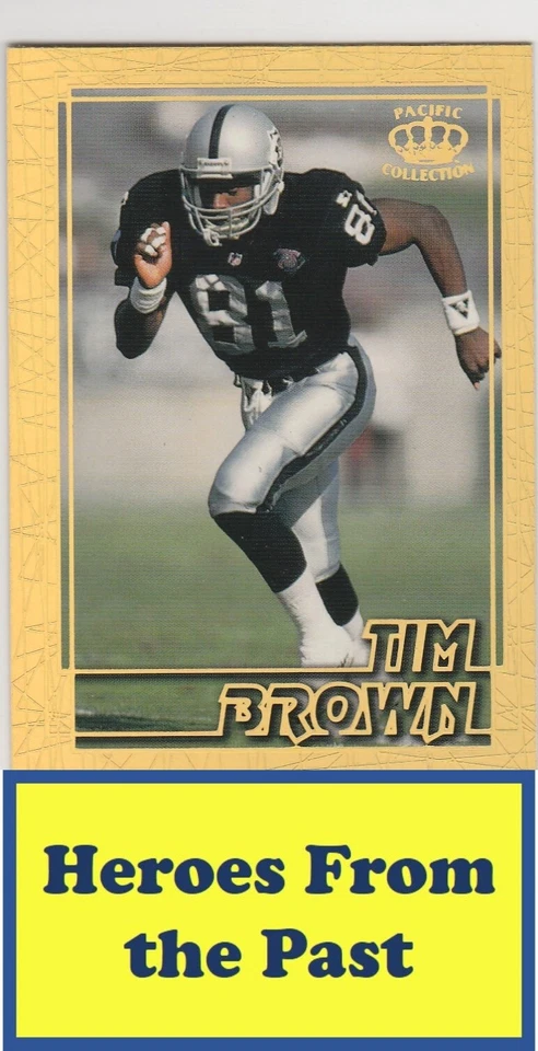 1995 Pacific Gems of the Crown #GC-15 Tim Brown 053-B - Image 1 of 2