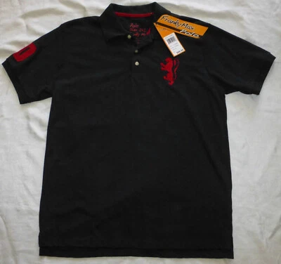 Nuevo Con Etiquetas Para Hombre Franky Max Polo Rojo Dragón Logo Manga Corta 2XL Camisa Foto 1 de 4