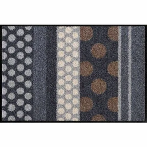 Salonloewe Fußmatte waschbar Glamour Dots Grau 75x120 cm Sauberlaufmatte - Bild 1 von 10