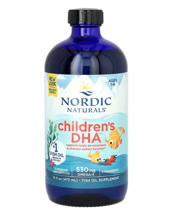 Nordic Naturals Kinder DHA 530mg Erdbeere - 473 Ml