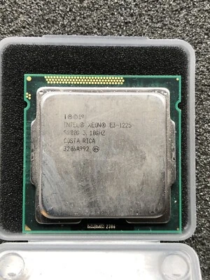 Intel Xeon E3-1225 SR00G 3.1GHz 6MB 4C LGA1155 Workstation CPU Processor 95W - Image 1 of 2