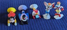 LOOSE SET 5 Wendy's 1989 MIGHTY MOUSE Suction Cup Cow SCRAPPY Petey BAT 