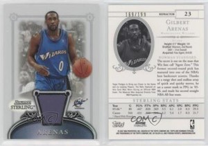 2006-07 Bowman Sterling Refractor /199 Gilbert Arenas #23