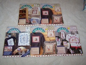 Lote de 5 Apliques de Tela DAISY KINGDOM Country Recortouts NAVIDAD Y CONEJITOS Nuevos - Imagen 1 de 2