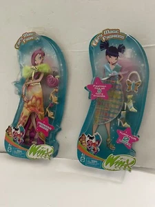 2 Nuevos Winx Club 2004 Fairy Magic Paquete de Moda Mattel Flor Brillos Conjunto - Imagen 1 de 13