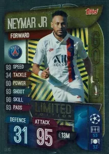 Topps Match Attax Extra Champions League 19/20 LE 1G Limited Edition Neymar Jr - Bild 1 von 1