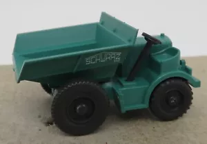 WIKING #657 Ho 1/87 Fondazioni Trattore Dumper Motore Cantiere Verde Nero - Foto 1 di 8