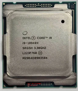 Intel Core i9 10940X 19,25Mo 3,3 GHz 14core 28-thread 165W LGA 2066 Processeur - Picture 1 of 3