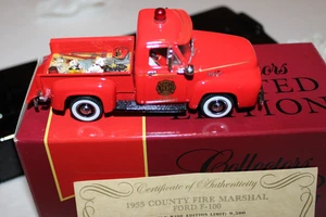 Ltd Edition 1955 County Fire Marshall Ford F-100 Matchbox Exclusive Replica 1997 - Picture 1 of 8