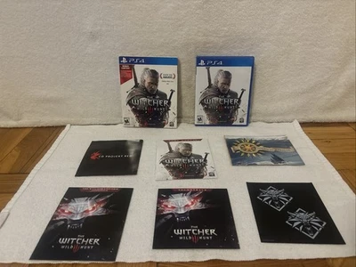 Witcher 3: Wild Hunt PS4 CIB con todos los extras - PlayStation 4 probado ENVÍO GRATUITO Foto 1 de 4