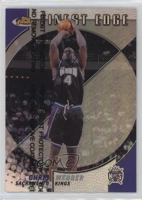 1999-00 Topps Finest Finest Edge Refractor Chris Webber #248 HOF - Изображение 1 из 2