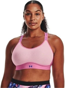 Under Armour Pink Wireless Limitless Mid Sports Bra Fitted Size 3X - Picture 1 of 7
