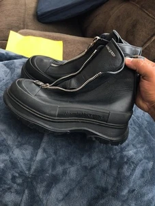 Bota para mujer con cremallera lisa en negro 766901 talla 41 EU J - Imagen 1 de 5