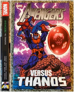 Avengers vs Thanos TPB Starlin Avengers Iron Man 55 Captain Marvel 25 33 versus - Picture 1 of 16